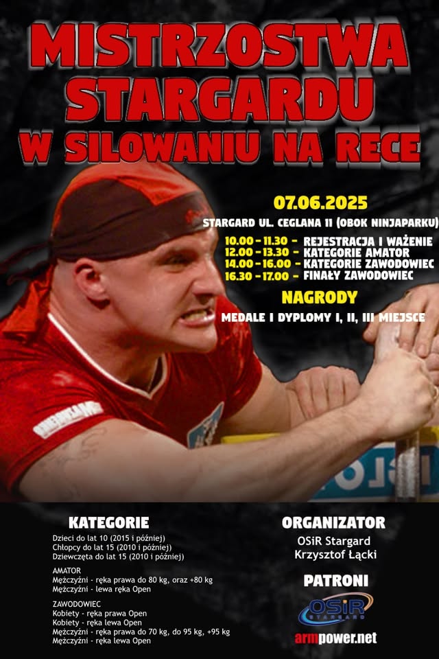 Mistrzostwa Stargardu w Armwrestlingu