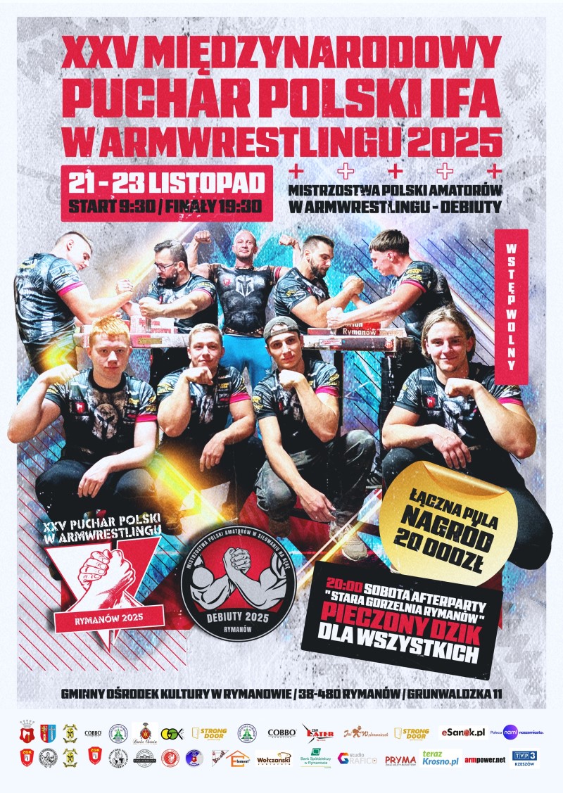 puchar polski Rymanów 2025 armwrestling