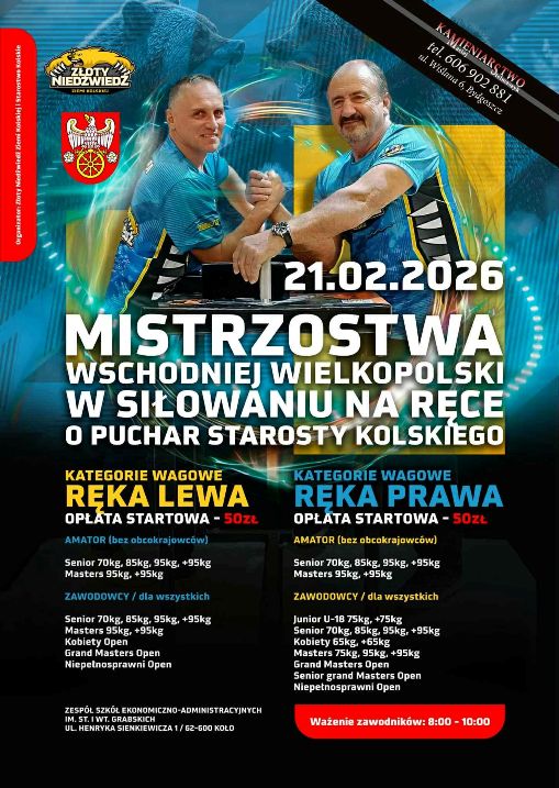 Zawody armwrestlingu ziemia Kolska