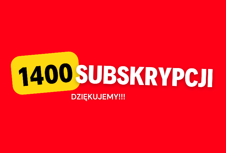 1400 subskrypcji